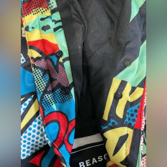 Pop art/comics face cover hoodie-NWT - Picture 4 of 7